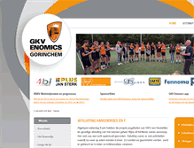 Tablet Screenshot of gkv-gorinchem.nl